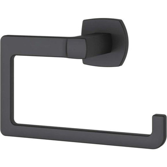 Pfister BRB-DA1B Deckard Collection Towel Ring, Matte Black - Picture 1 of 6